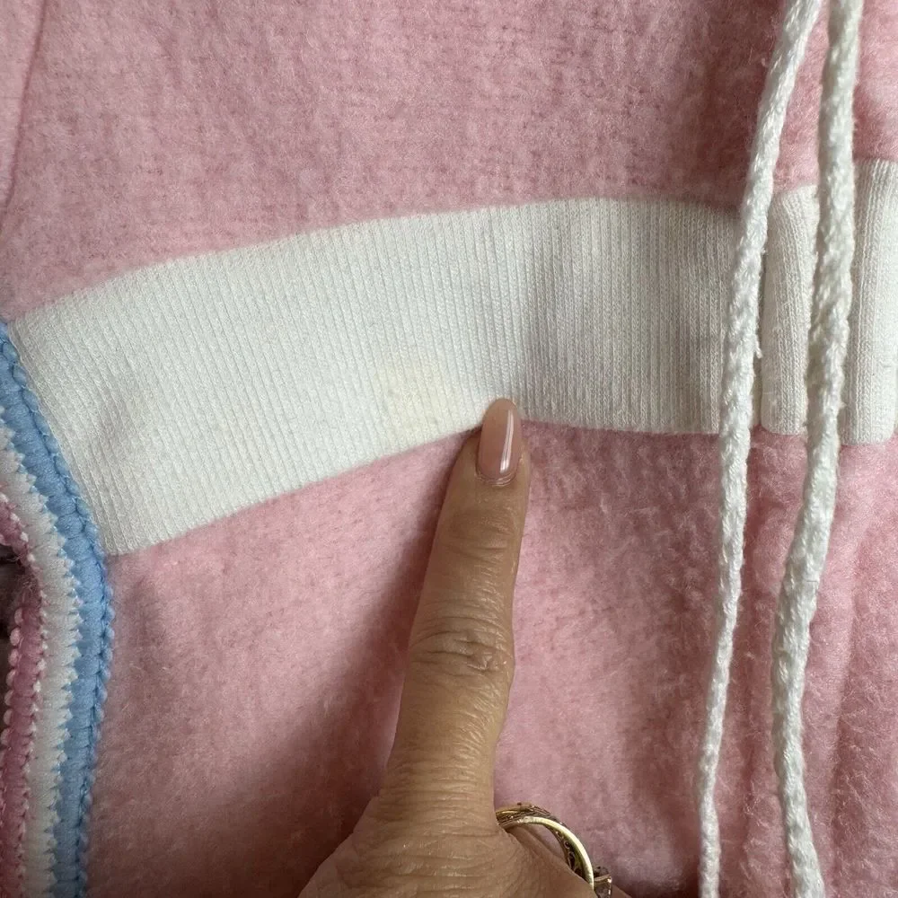 Vintage‎ Carter's Baby Girl Fleece Snowsuit Coverall Pink Small Up To 20 lb